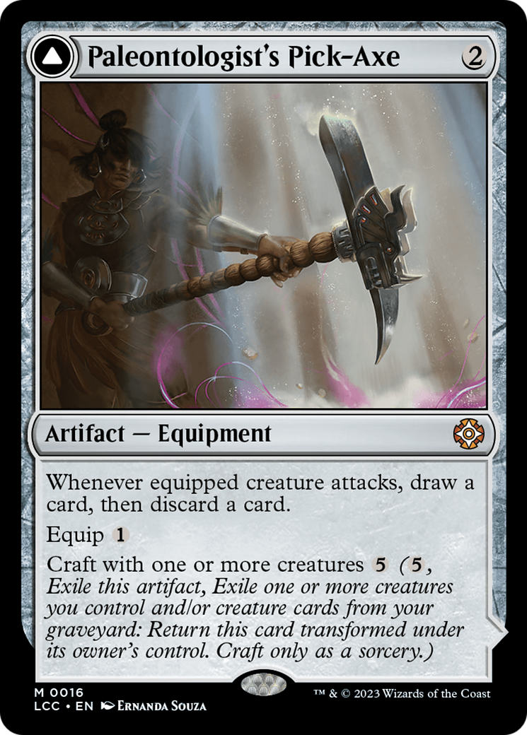 Paleontologist's Pick-Axe (Extended Art) [The Lost Caverns of Ixalan Commander] | Gear Gaming Bentonville