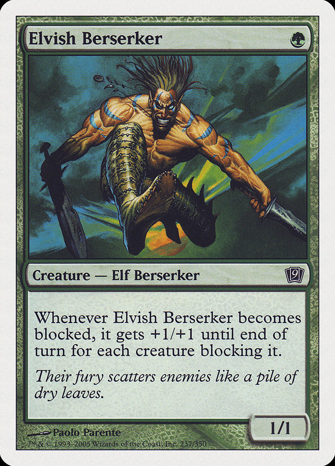 Elvish Berserker [Ninth Edition] | Gear Gaming Bentonville