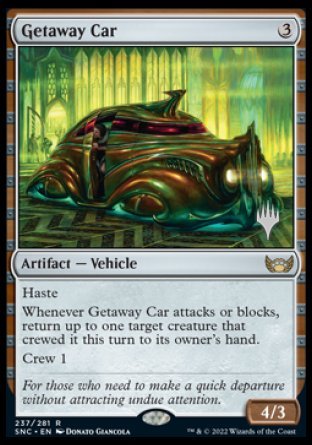 Getaway Car (Promo Pack) [Streets of New Capenna Promos] | Gear Gaming Bentonville