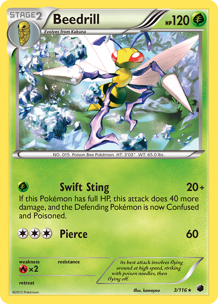 Beedrill (3/116) [Black & White: Plasma Freeze] | Gear Gaming Bentonville