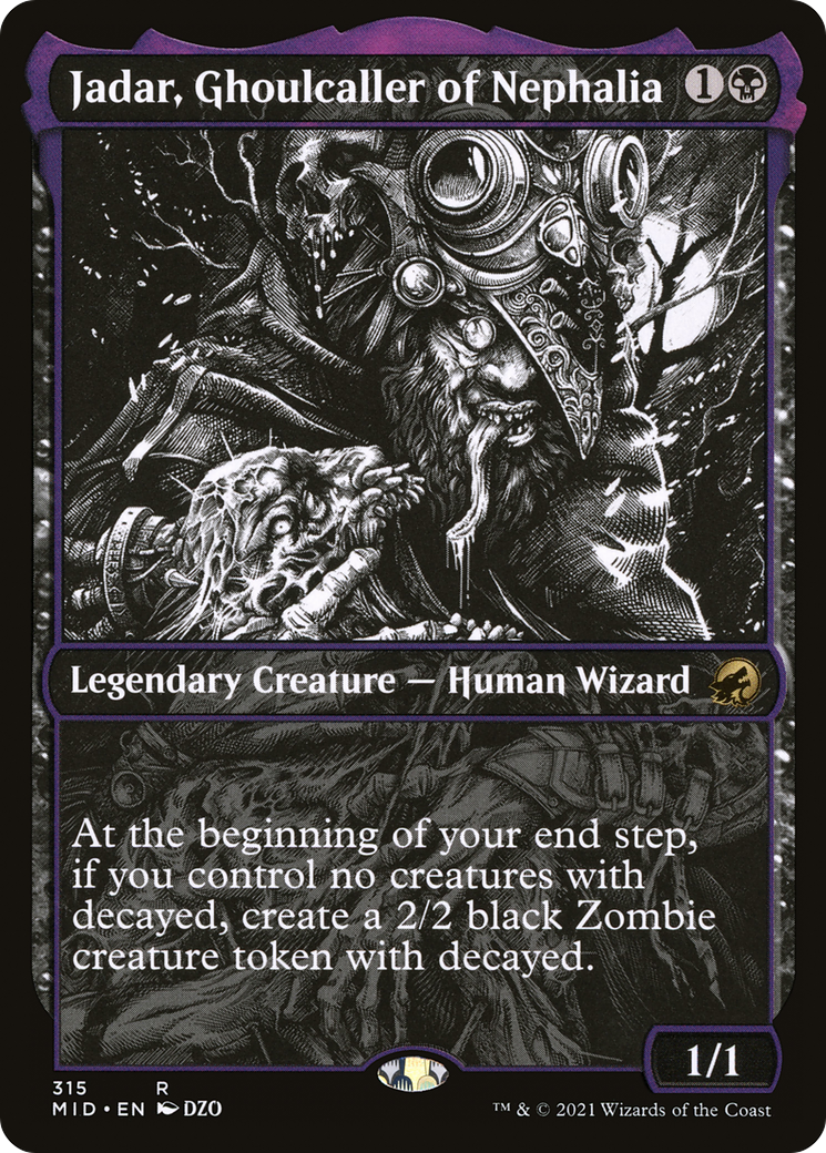 Jadar, Ghoulcaller of Nephalia (Showcase Eternal Night) [Innistrad: Midnight Hunt] | Gear Gaming Bentonville