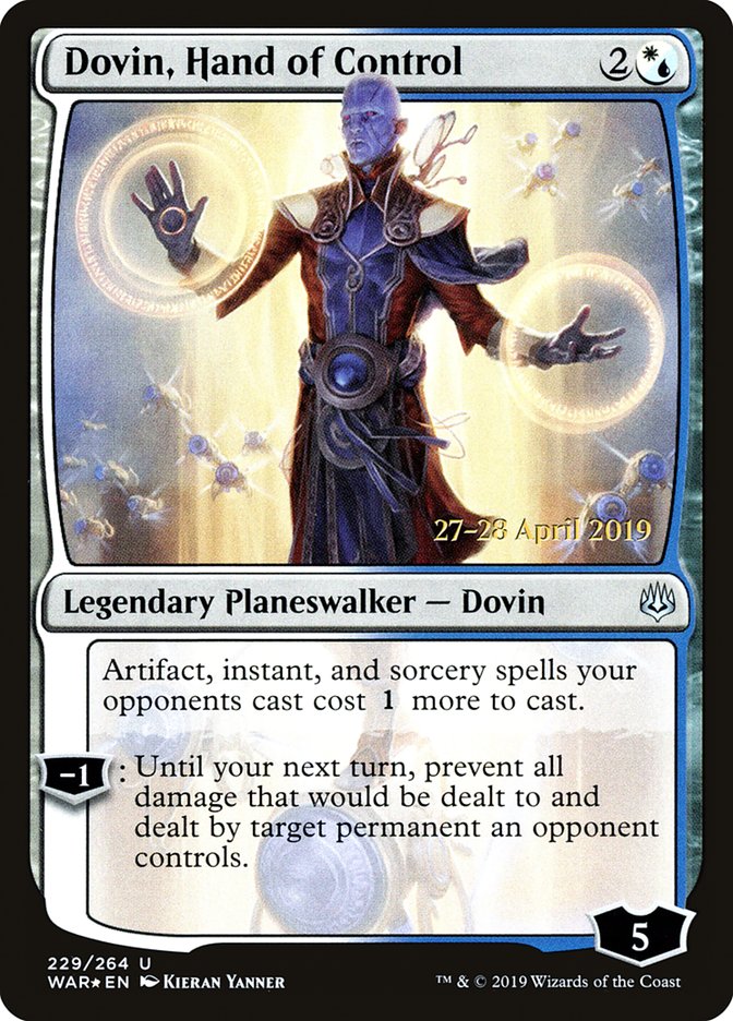 Dovin, Hand of Control  [War of the Spark Prerelease Promos] | Gear Gaming Bentonville