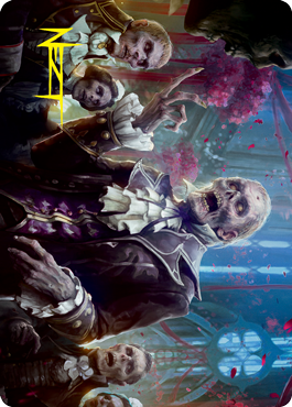 Undead Butler Art Card (Gold-Stamped Signature) [Innistrad: Crimson Vow Art Series] | Gear Gaming Bentonville