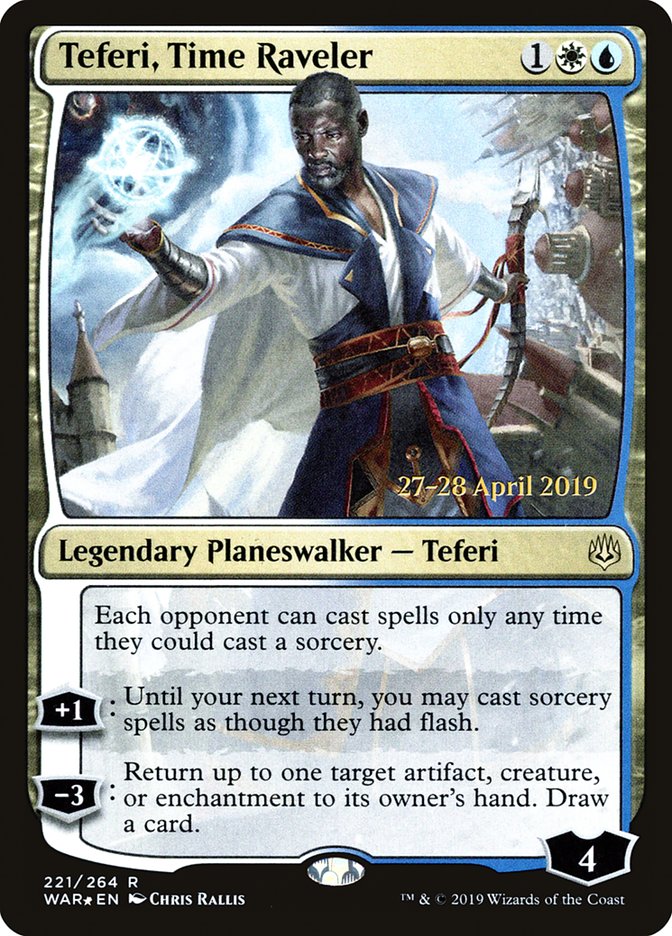 Teferi, Time Raveler  [War of the Spark Prerelease Promos] | Gear Gaming Bentonville