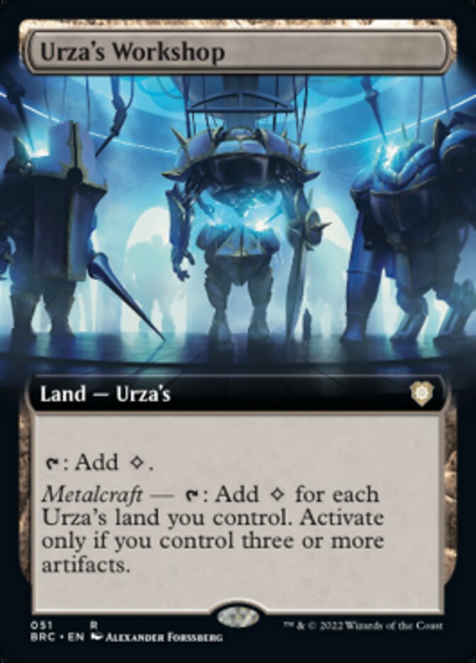 Urza's Workshop (Extended Art) [The Brothers' War Commander] | Gear Gaming Bentonville