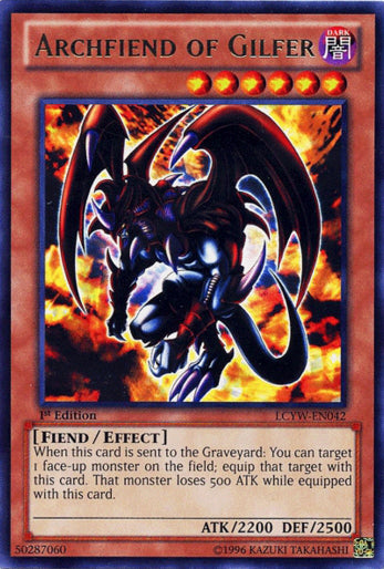 Archfiend of Gilfer [LCYW-EN042] Rare | Gear Gaming Bentonville