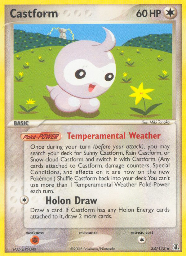 Castform (34/113) [EX: Delta Species] | Gear Gaming Bentonville