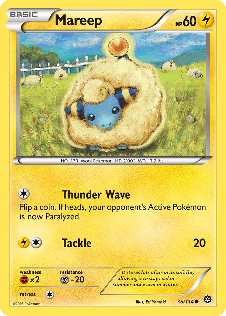 Mareep (38/114) [XY: Steam Siege] | Gear Gaming Bentonville