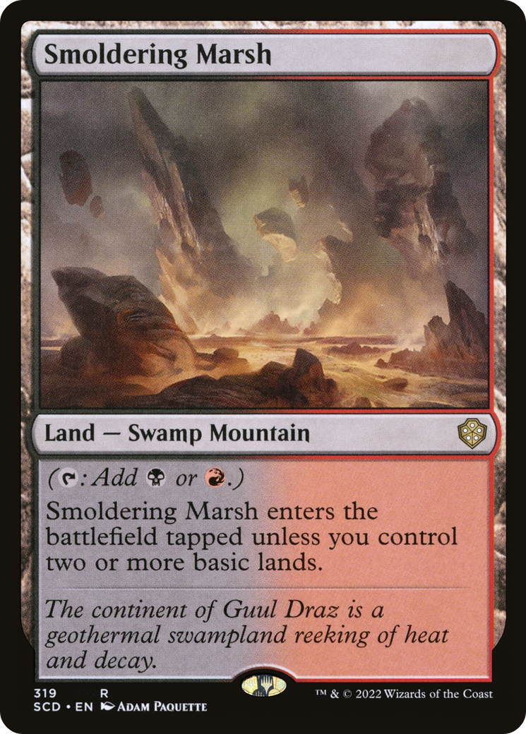 Smoldering Marsh [Starter Commander Decks] | Gear Gaming Bentonville