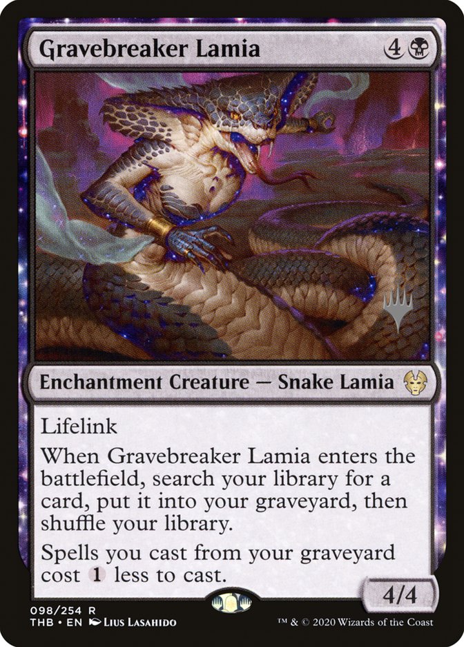 Gravebreaker Lamia (Promo Pack) [Theros Beyond Death Promos] | Gear Gaming Bentonville