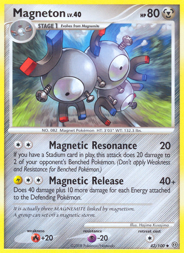 Magneton (42/100) [Diamond & Pearl: Stormfront] | Gear Gaming Bentonville