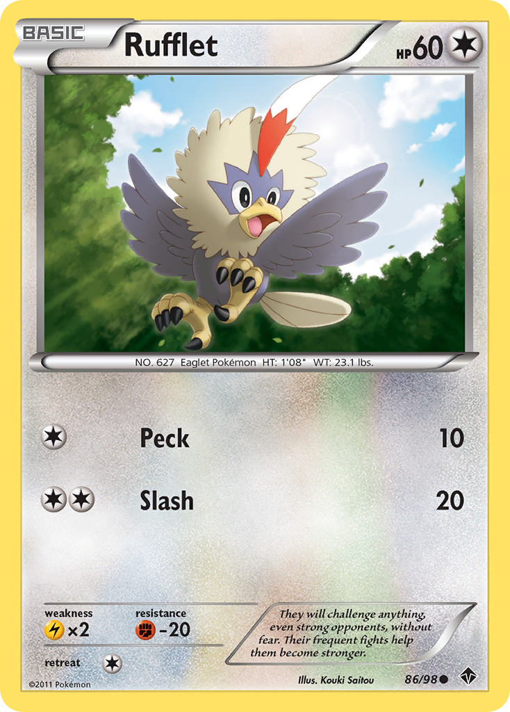 Rufflet (86/98) [Black & White: Emerging Powers] | Gear Gaming Bentonville