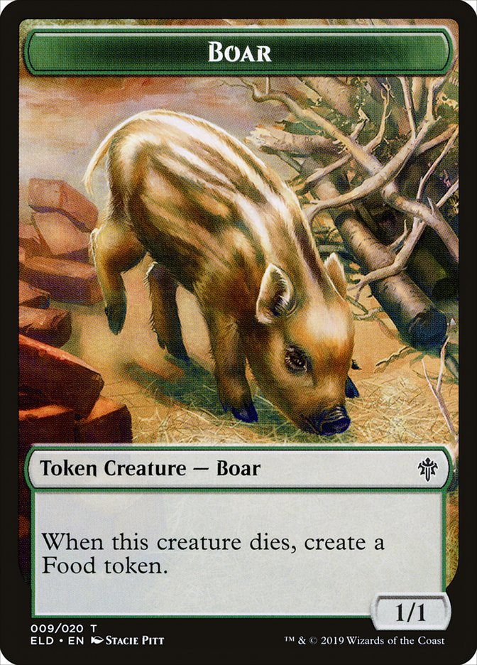 Boar [Throne of Eldraine Tokens] | Gear Gaming Bentonville