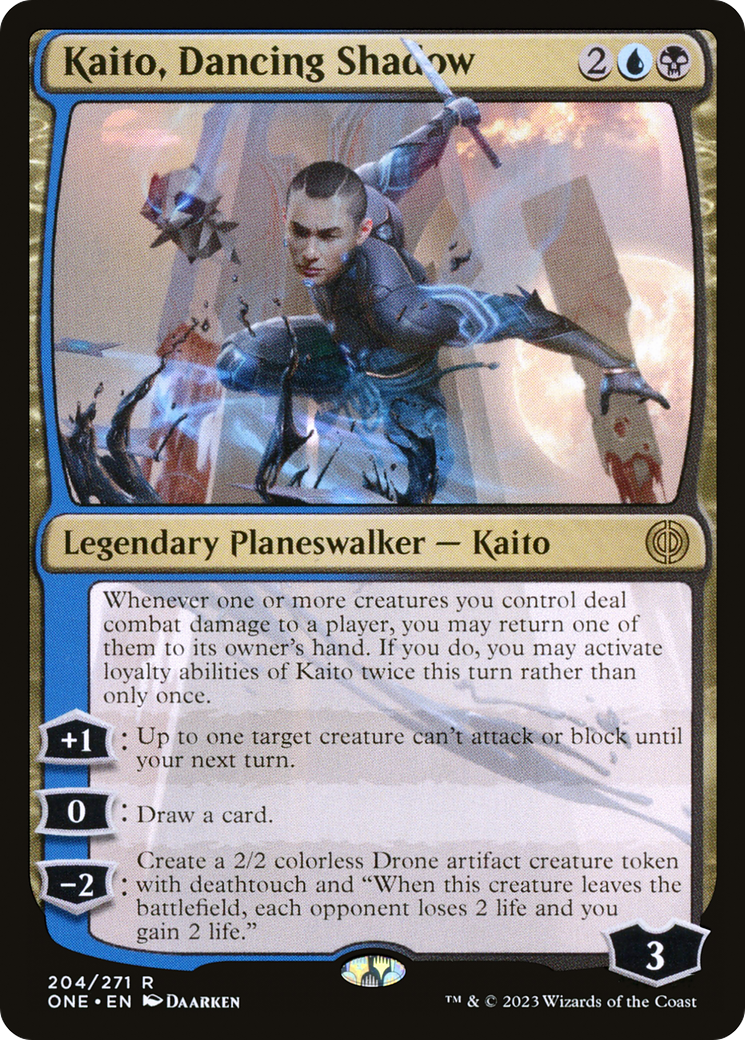 Kaito, Dancing Shadow [Phyrexia: All Will Be One] | Gear Gaming Bentonville