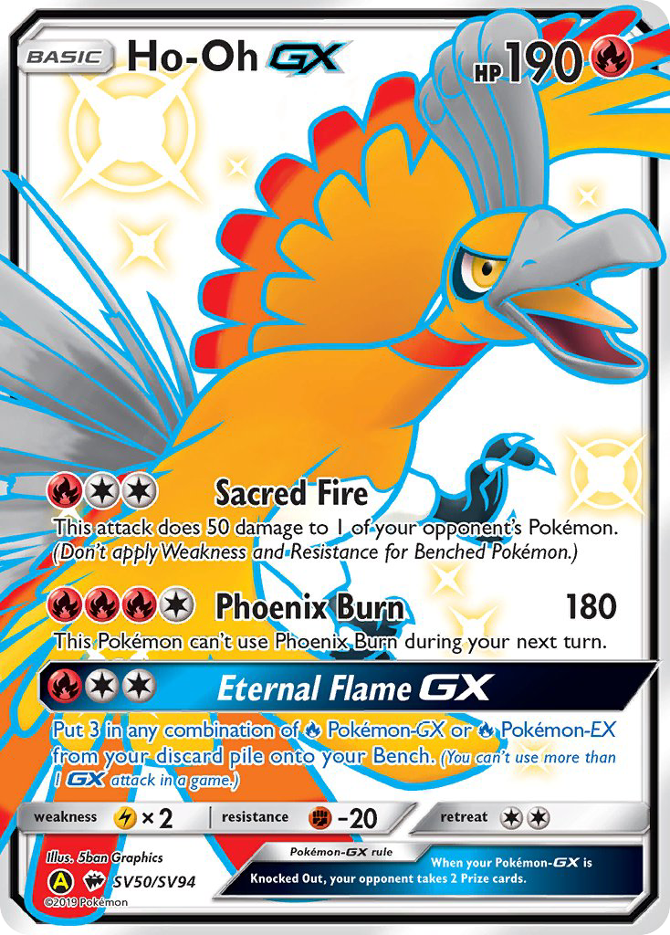 Ho-Oh GX (SV50/SV94) [Sun & Moon: Hidden Fates - Shiny Vault] | Gear Gaming Bentonville