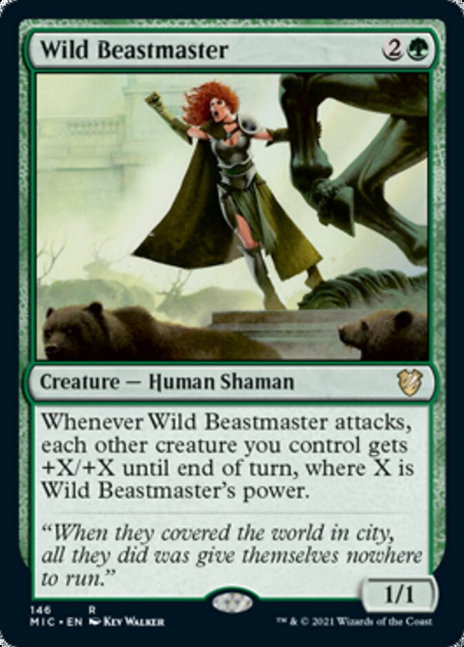 Wild Beastmaster [Innistrad: Midnight Hunt Commander] | Gear Gaming Bentonville