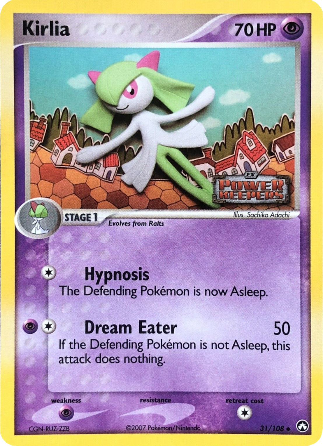 Kirlia (31/108) (Stamped) [EX: Power Keepers] | Gear Gaming Bentonville