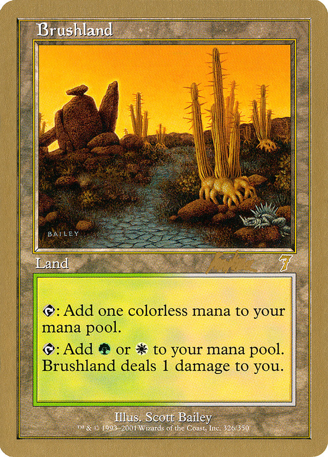 Brushland (Brian Kibler) [World Championship Decks 2002] | Gear Gaming Bentonville