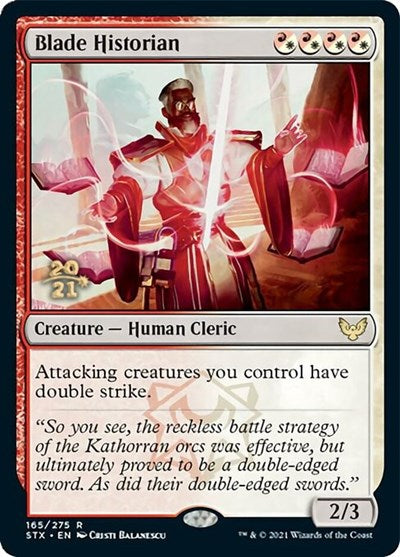 Blade Historian [Strixhaven: School of Mages Prerelease Promos] | Gear Gaming Bentonville