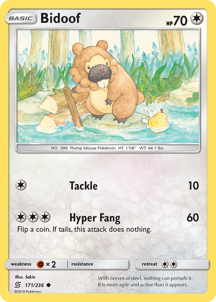 Bidoof (171/236) [Sun & Moon: Unified Minds] | Gear Gaming Bentonville