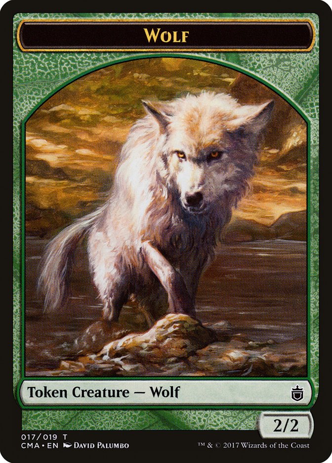 Wolf (017/019) [Commander Anthology Tokens] | Gear Gaming Bentonville