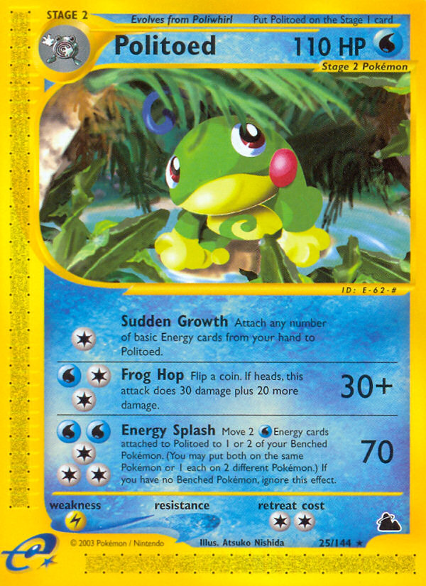 Politoed (25/144) [Skyridge] | Gear Gaming Bentonville