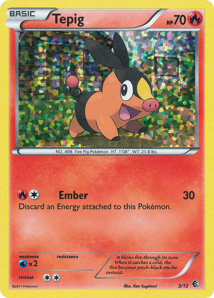 Tepig (3/12) [McDonald's Promos: 2011 Collection] | Gear Gaming Bentonville