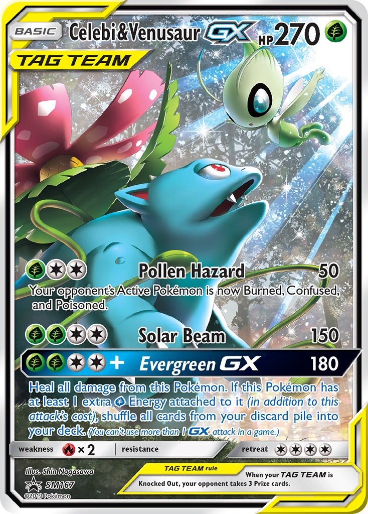 Celebi & Venusaur GX (SM167) [Sun & Moon: Black Star Promos] | Gear Gaming Bentonville