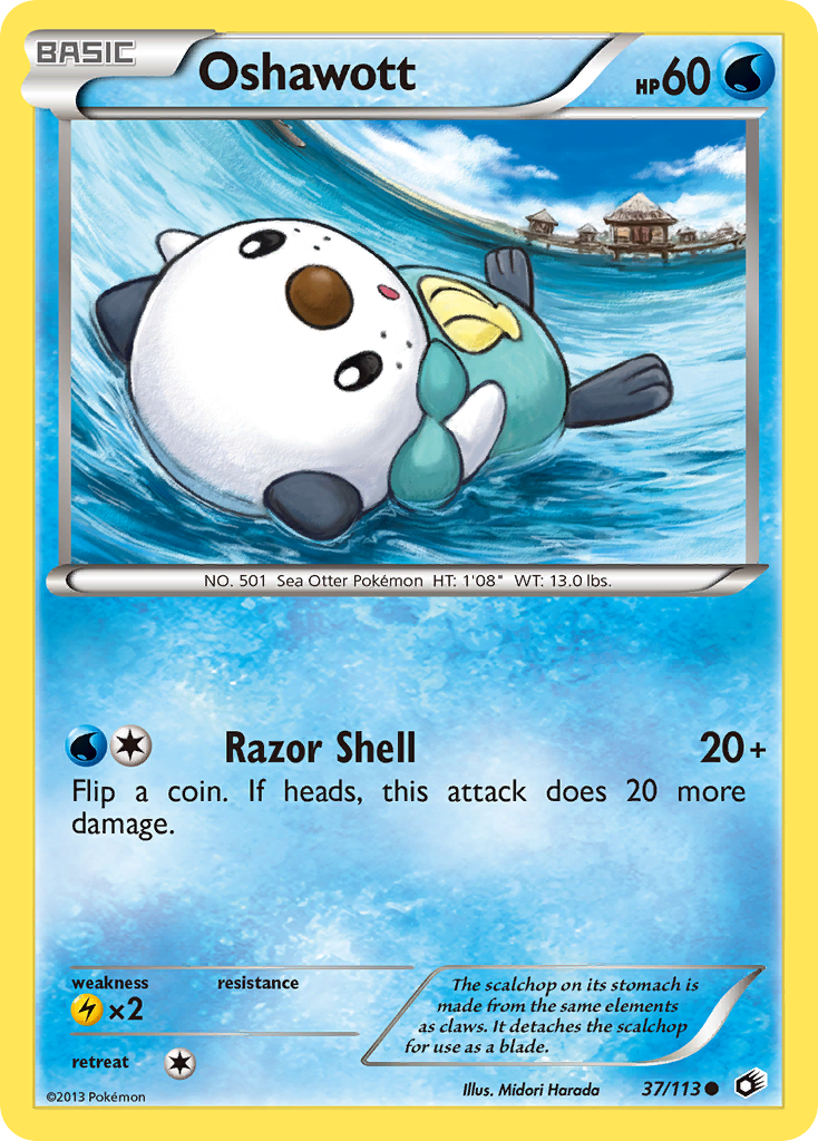 Oshawott (37/113) [Black & White: Legendary Treasures] | Gear Gaming Bentonville