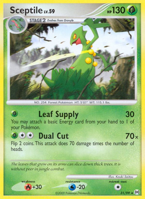 Sceptile (31/99) [Platinum: Arceus] | Gear Gaming Bentonville