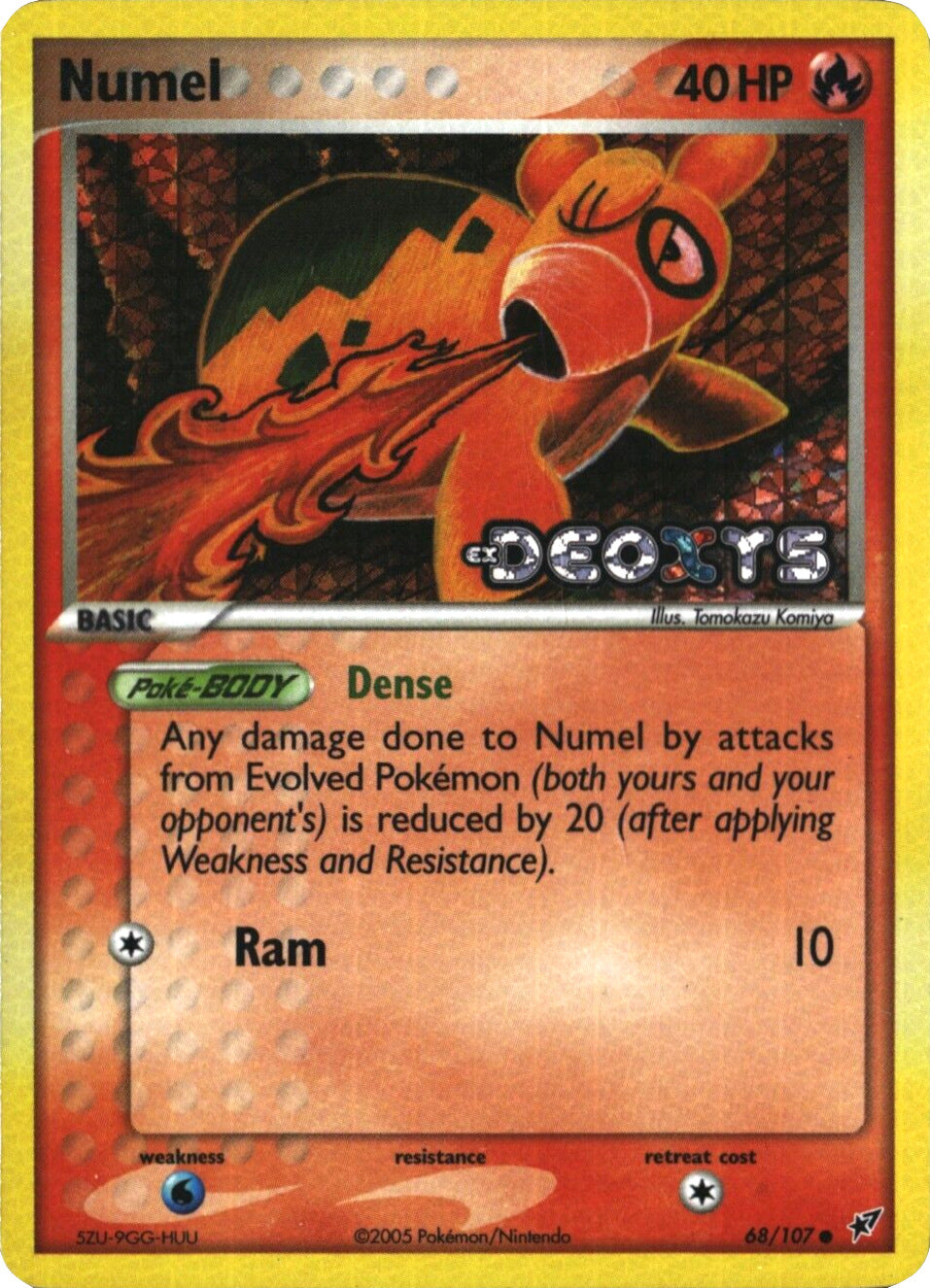 Numel (68/107) (Stamped) [EX: Deoxys] | Gear Gaming Bentonville