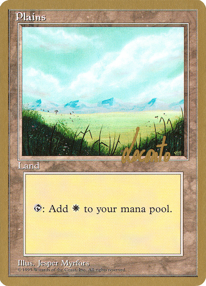 Plains (ml366) (Michael Loconto) [Pro Tour Collector Set] | Gear Gaming Bentonville