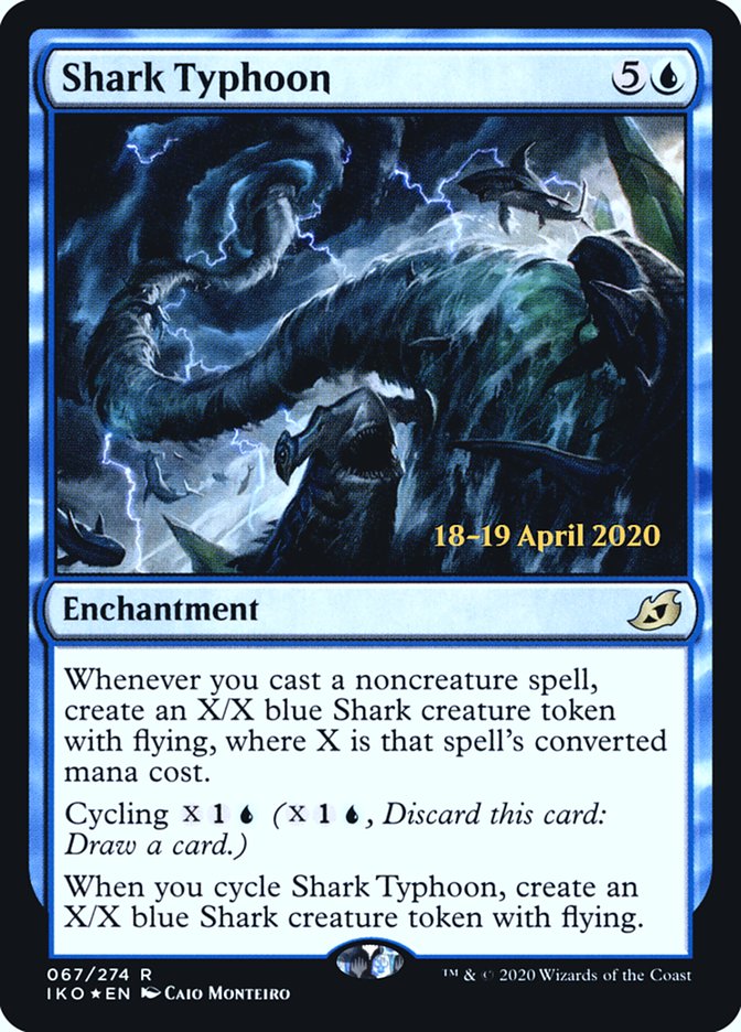 Shark Typhoon  [Ikoria: Lair of Behemoths Prerelease Promos] | Gear Gaming Bentonville