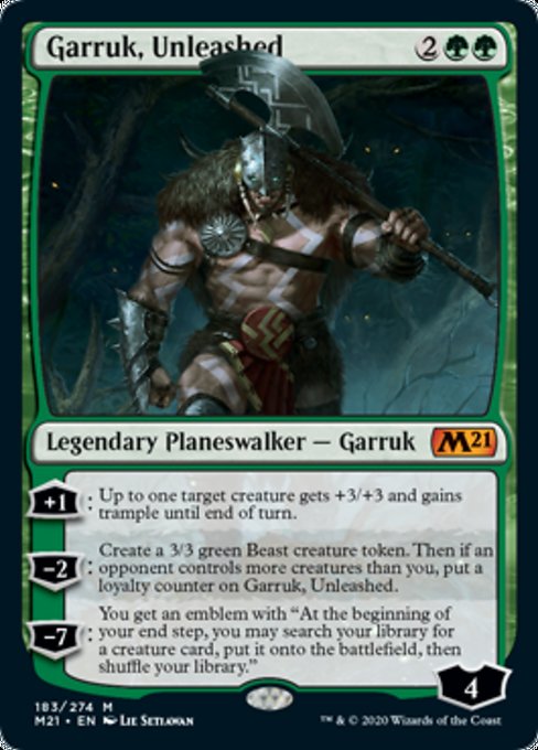 Garruk, Unleashed [Core Set 2021] | Gear Gaming Bentonville