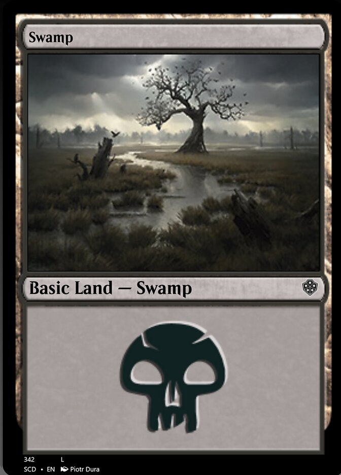 Swamp (342) [Starter Commander Decks] | Gear Gaming Bentonville