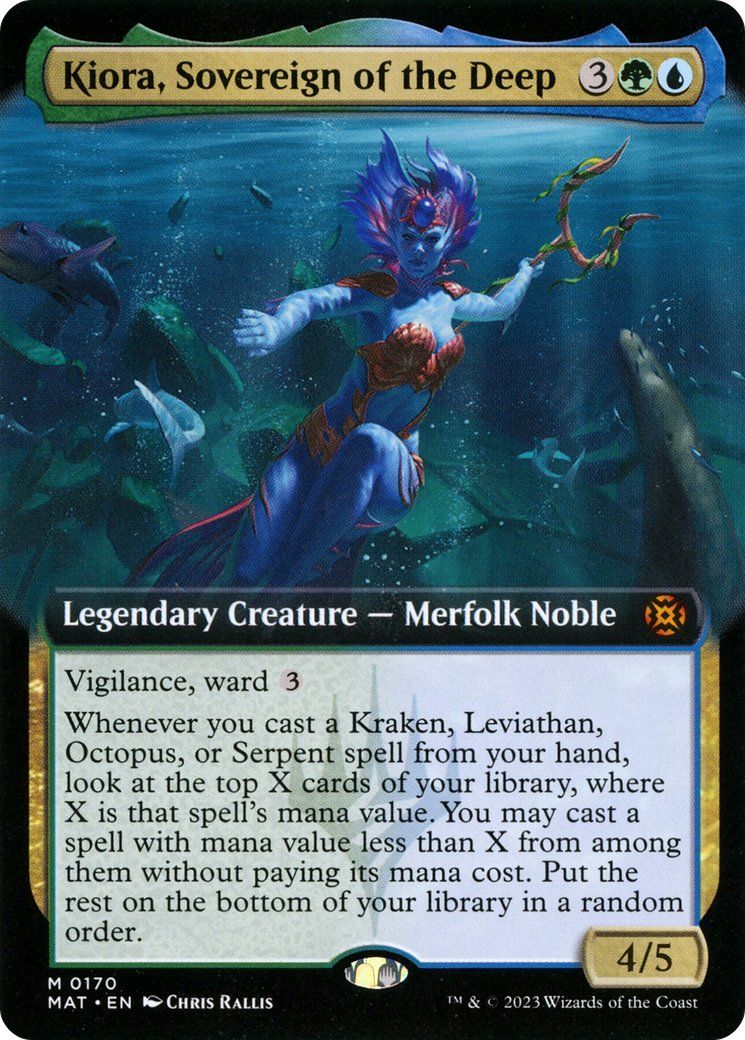 Kiora, Sovereign of the Deep (Extended Art) [March of the Machine: The Aftermath] | Gear Gaming Bentonville