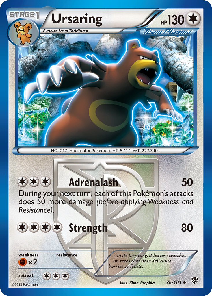 Ursaring (76/101) [Black & White: Plasma Blast] | Gear Gaming Bentonville