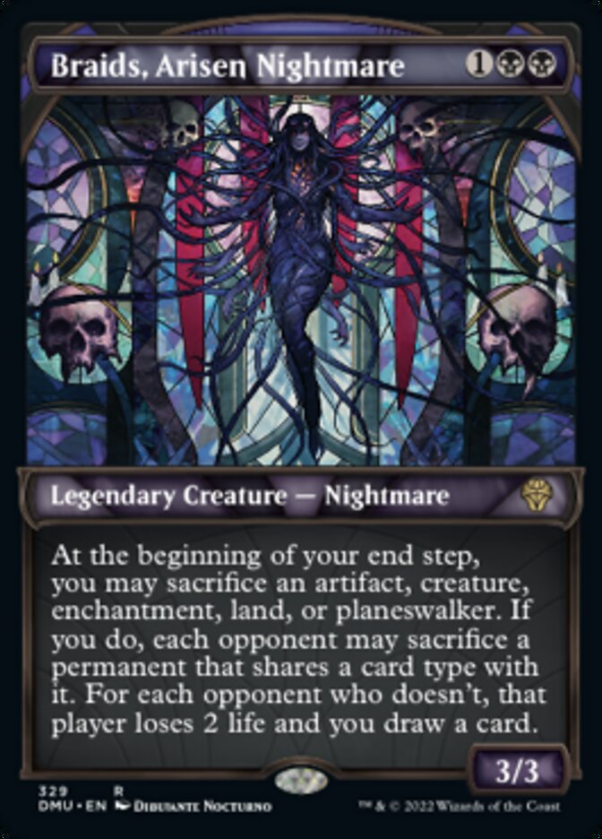 Braids, Arisen Nightmare (Showcase Textured) [Dominaria United] | Gear Gaming Bentonville