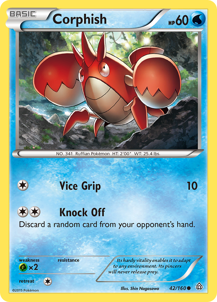 Corphish (42/160) [XY: Primal Clash] | Gear Gaming Bentonville