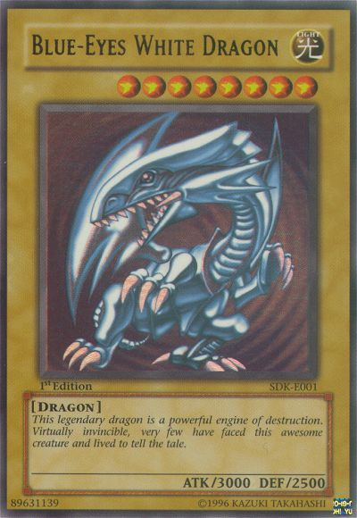 Blue-Eyes White Dragon [SDK-E001] Ultra Rare | Gear Gaming Bentonville