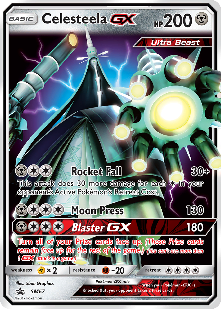 Celesteela GX (SM67) [Sun & Moon: Black Star Promos] | Gear Gaming Bentonville