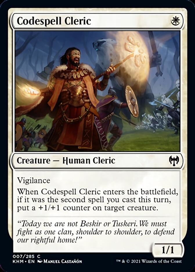 Codespell Cleric [Kaldheim] | Gear Gaming Bentonville