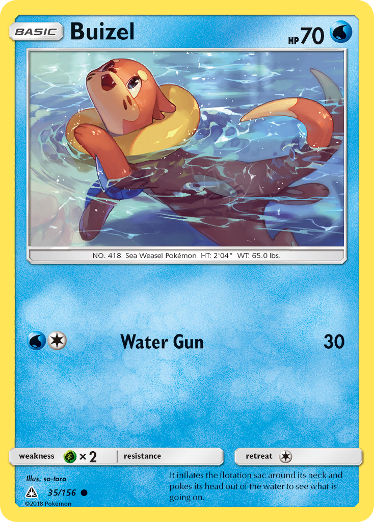 Buizel (35/156) [Sun & Moon: Ultra Prism] | Gear Gaming Bentonville