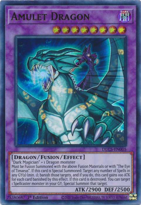 Amulet Dragon [DLCS-EN005] Ultra Rare | Gear Gaming Bentonville