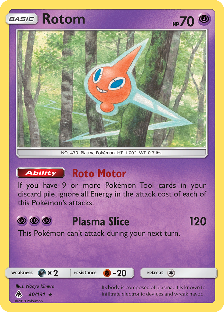 Rotom (40/131) [Sun & Moon: Forbidden Light] | Gear Gaming Bentonville