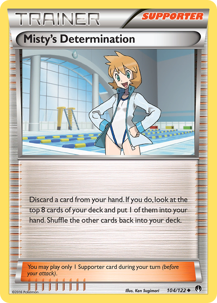 Misty's Determination (104/122) [XY: BREAKpoint] | Gear Gaming Bentonville