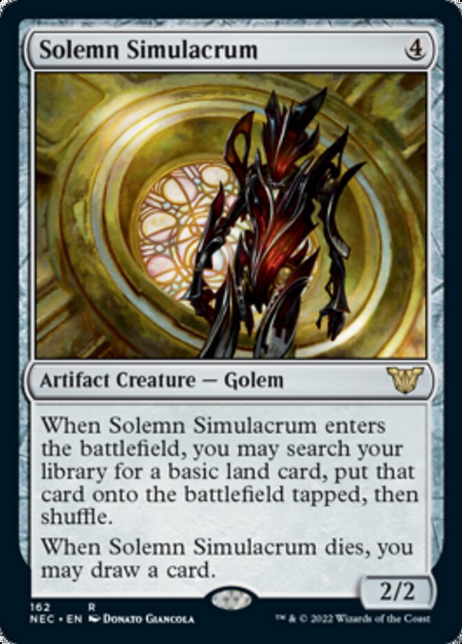 Solemn Simulacrum [Kamigawa: Neon Dynasty Commander] | Gear Gaming Bentonville