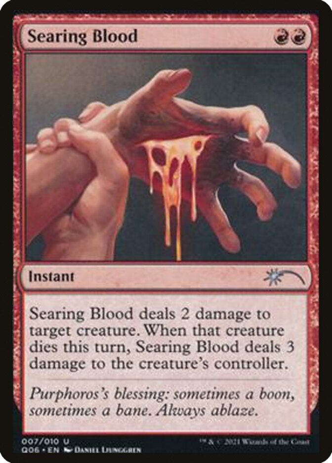 Searing Blood [Pioneer Challenger Decks 2021] | Gear Gaming Bentonville