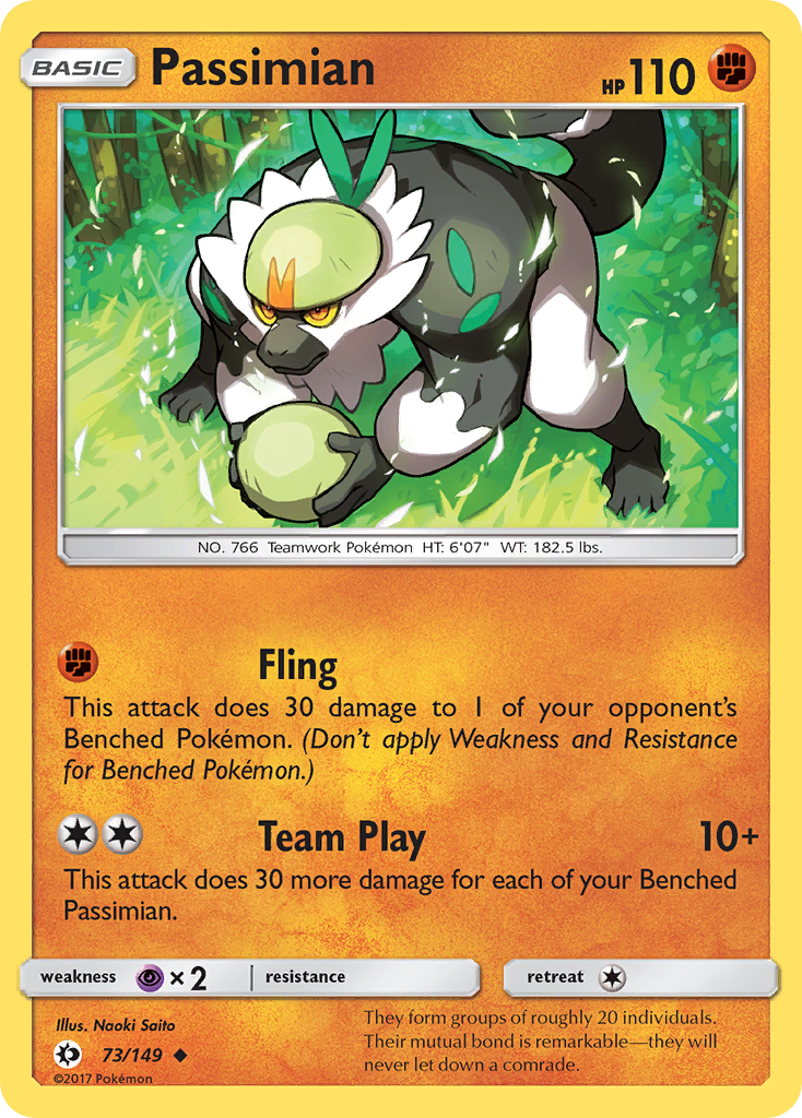 Passimian (73/149) [Sun & Moon: Base Set] | Gear Gaming Bentonville