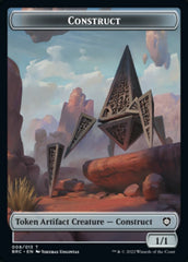 Construct (008) // Phyrexian Myr Double-Sided Token [The Brothers' War Commander Tokens] | Gear Gaming Bentonville